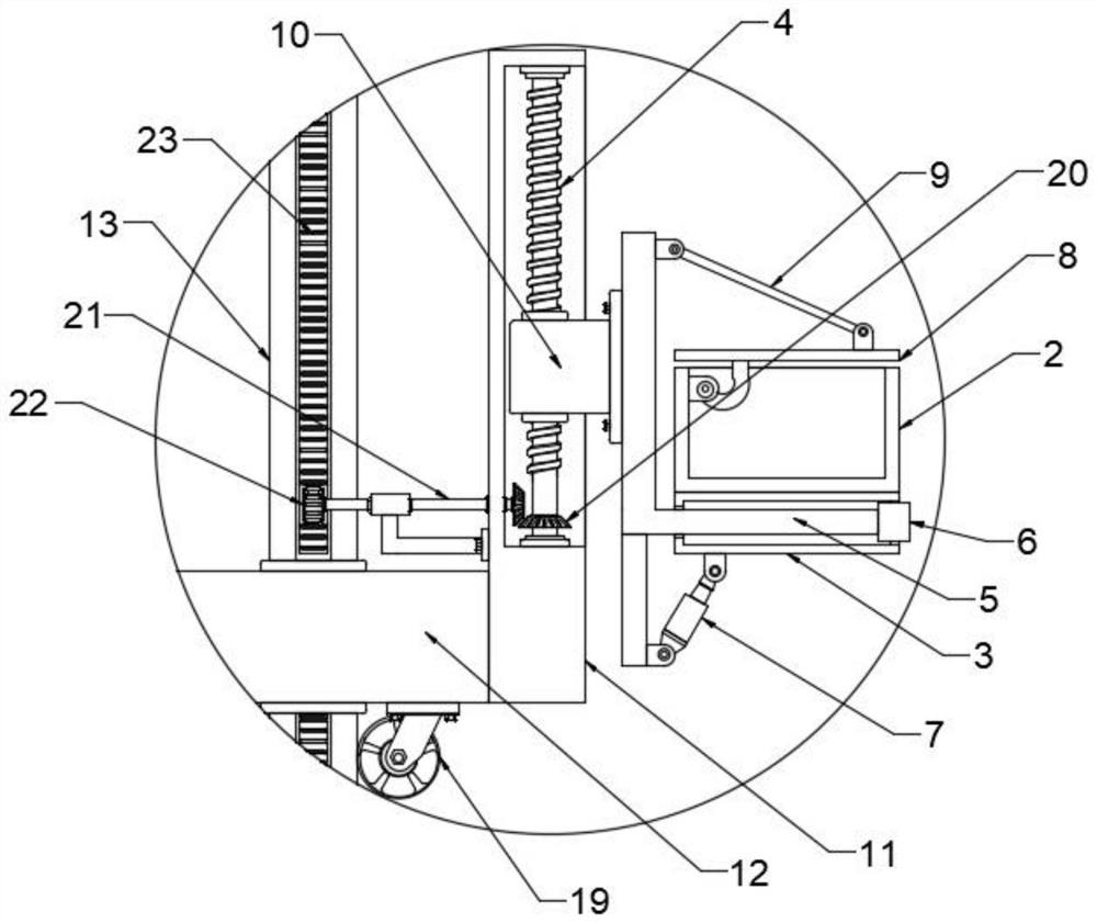 Stable material elevator equipment for building machinery