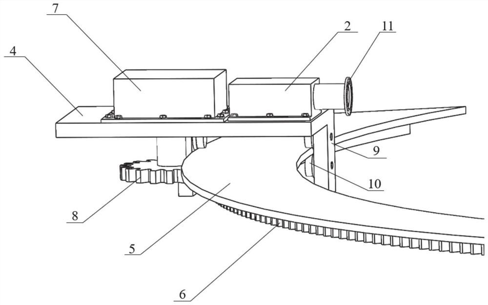 TBM hob abrasion monitoring device and method based on machine vision