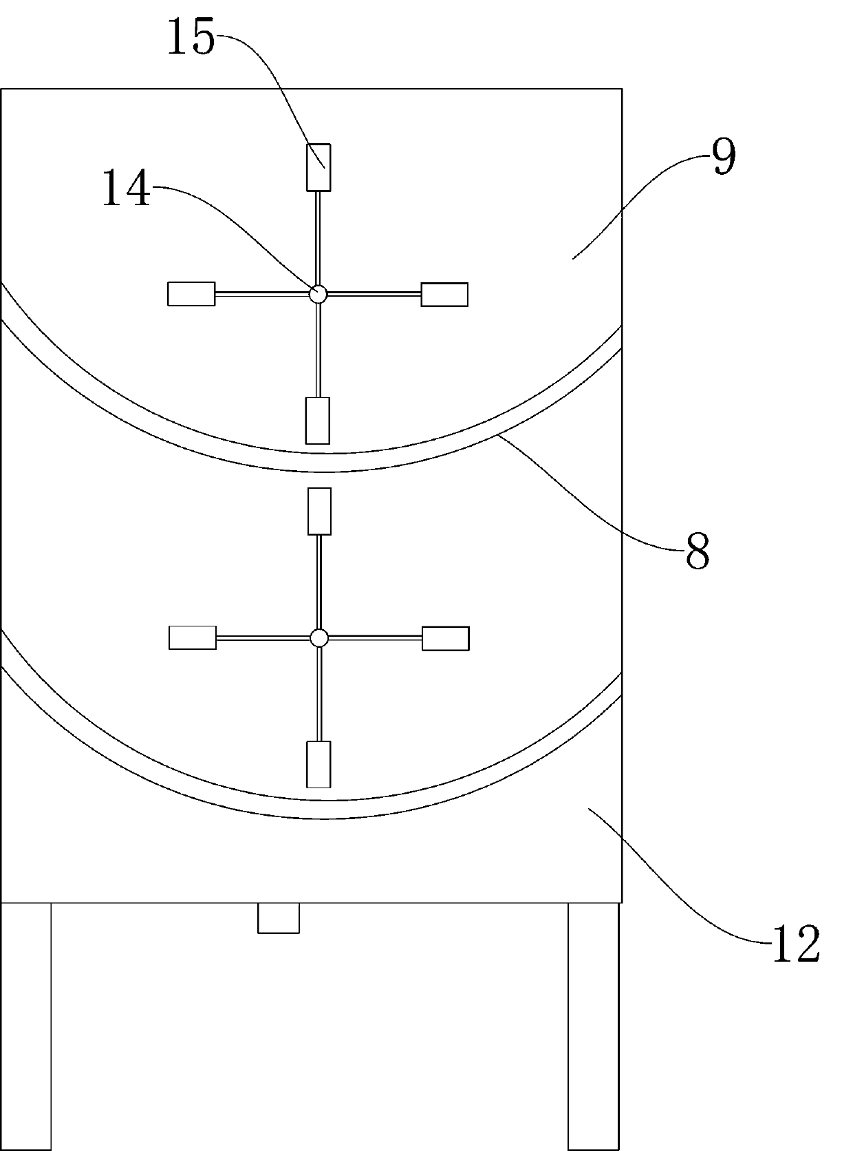 Recycled concrete aggregate machining device