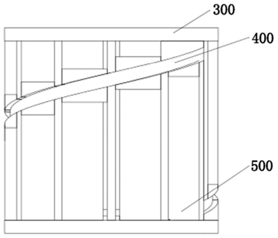 Composite molding method for thick helical blades