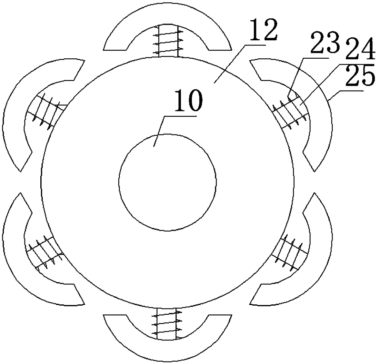 Math teaching aid quick cleaning device for facilitating teaching