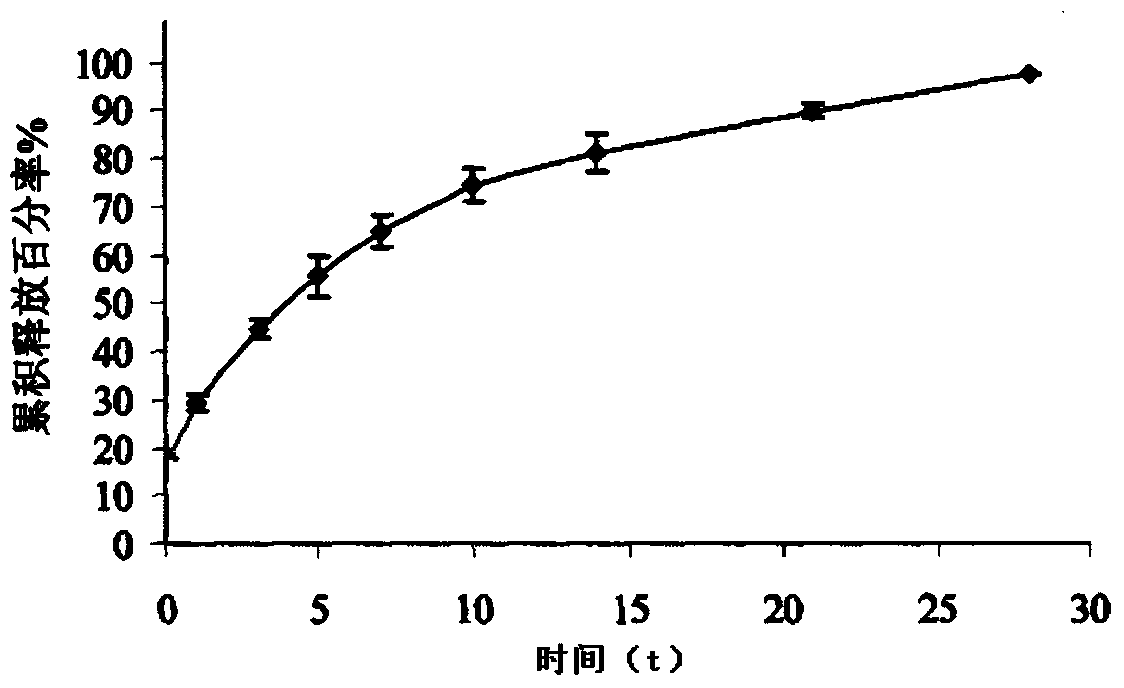 Ziconotide injection hypodermic implant and preparation method thereof