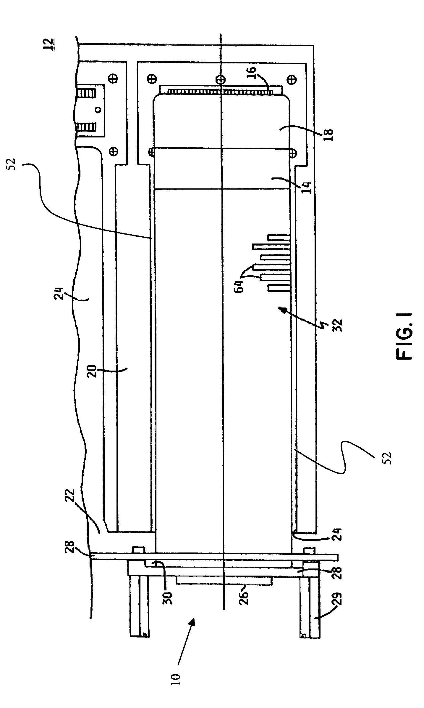 Coupling mechanism for an optical transceiver housing