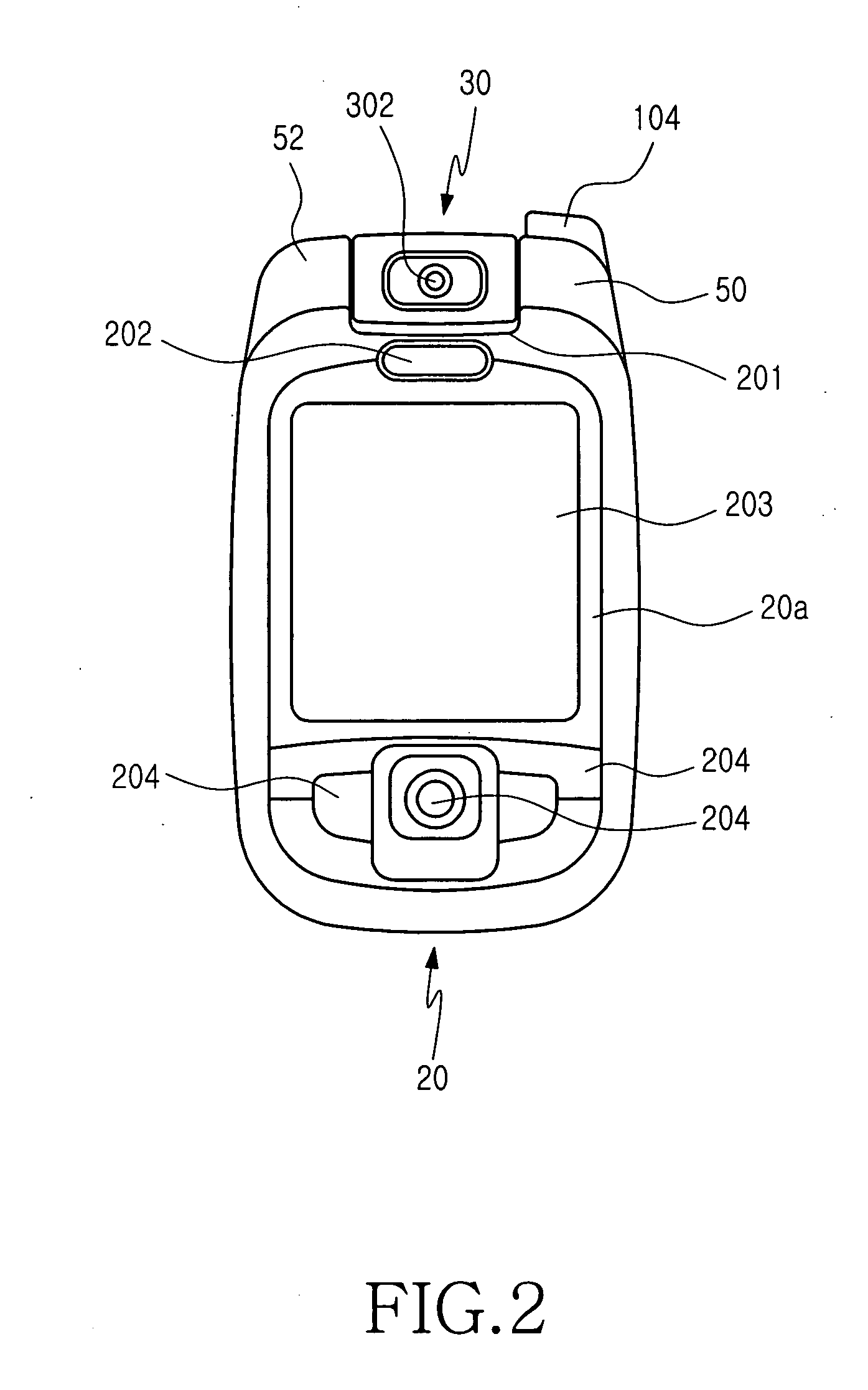 Sliding-type portable digital communication apparatus