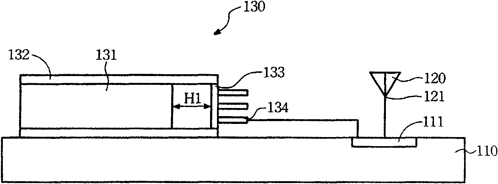 Electronic mechanism with battery device