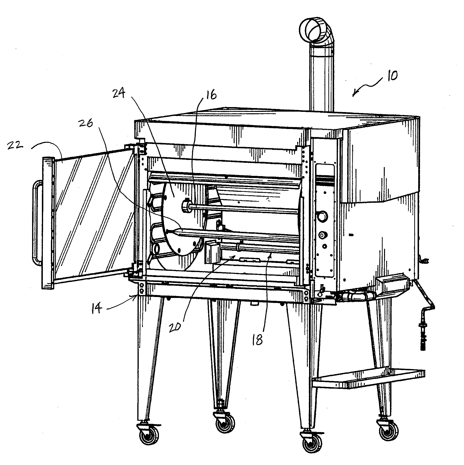 Ignition system for flame emitting apparatus