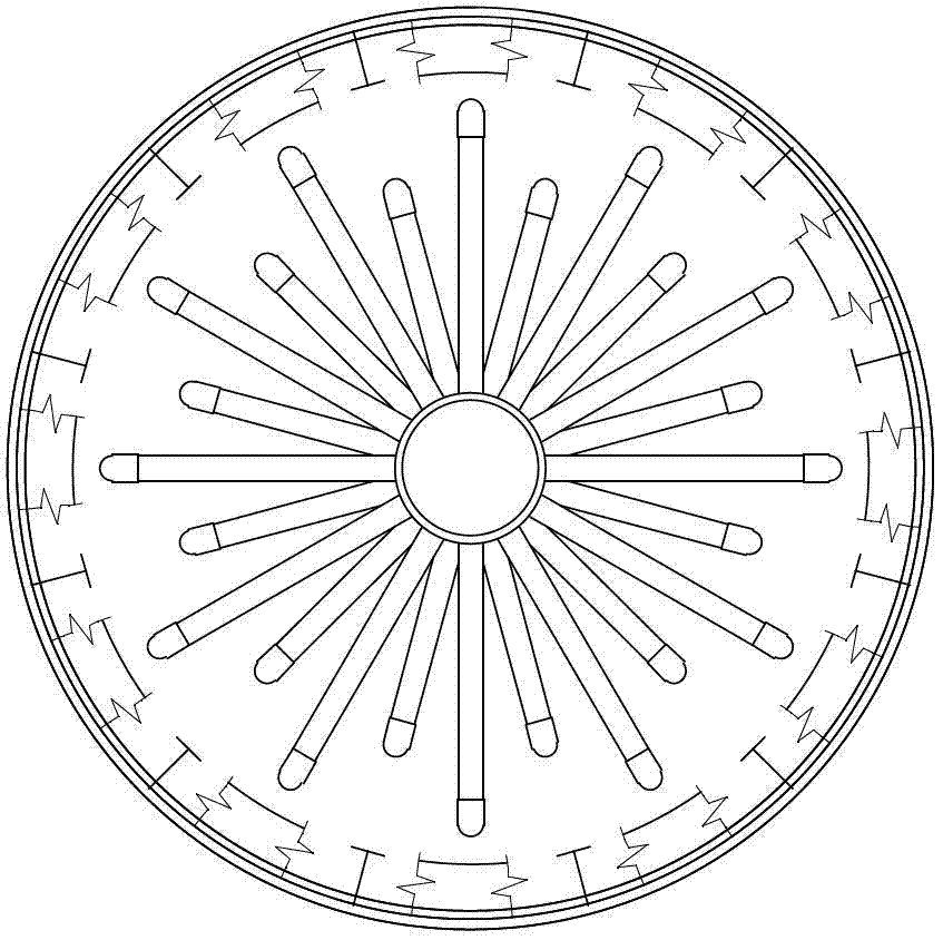 Vacuum rotary kiln and application process thereof