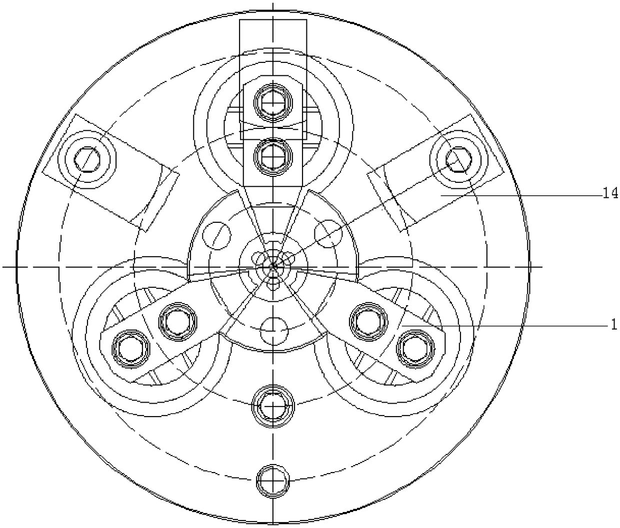 Production fixture of automobile engine balance shaft