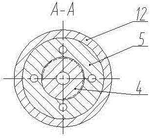 Pressure-relieving type hydraulic cutter capable of completing multi-layer cutting at a time