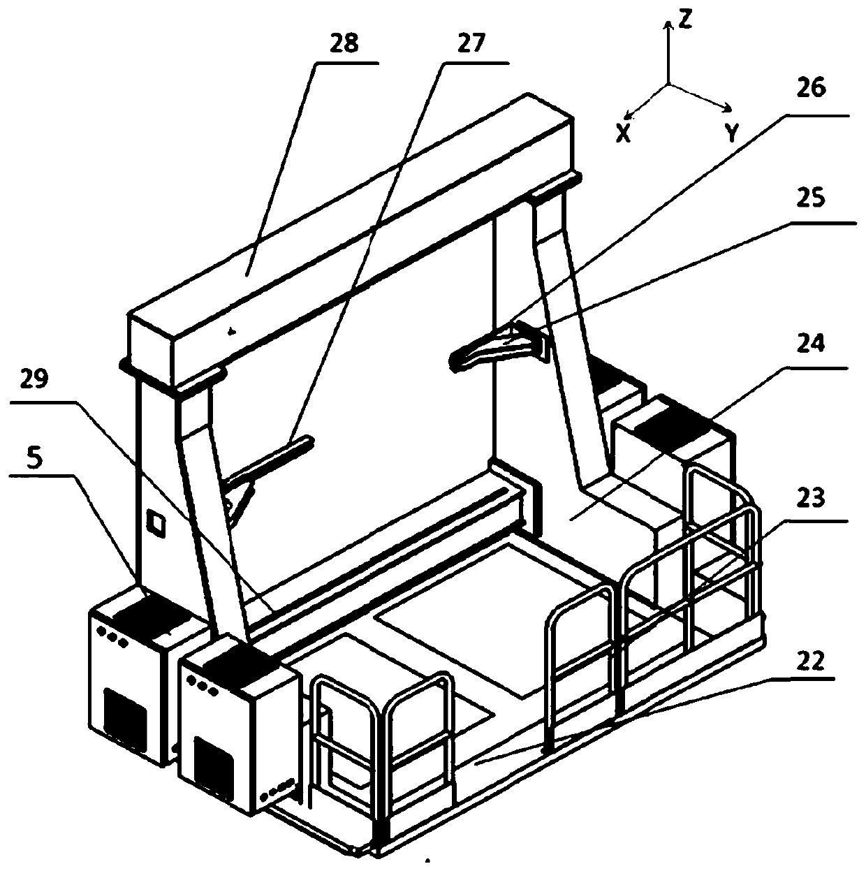 Flexible array type aircraft skin adsorption tool