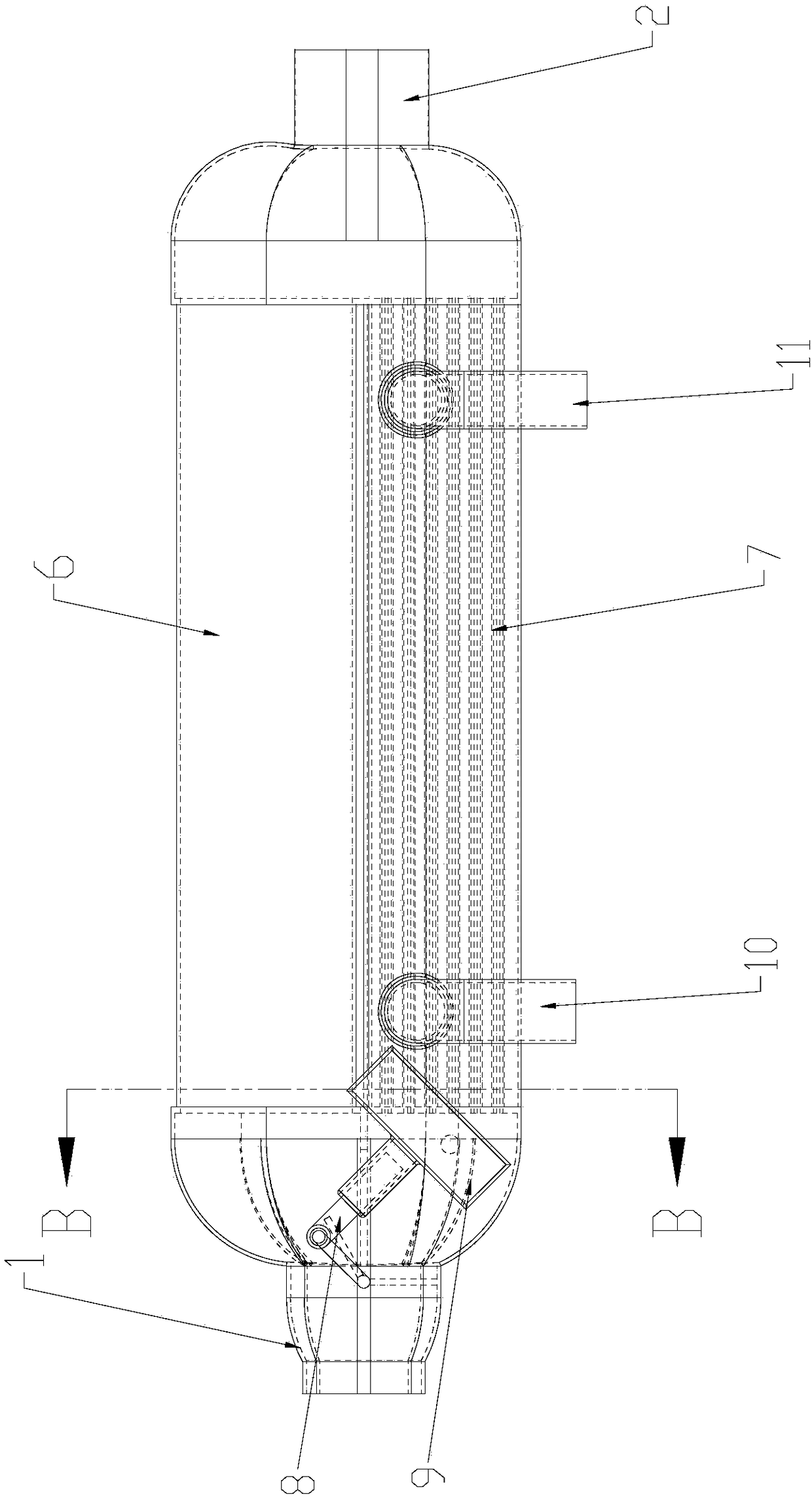 Heat energy recovery device for automobile aftertreatment system