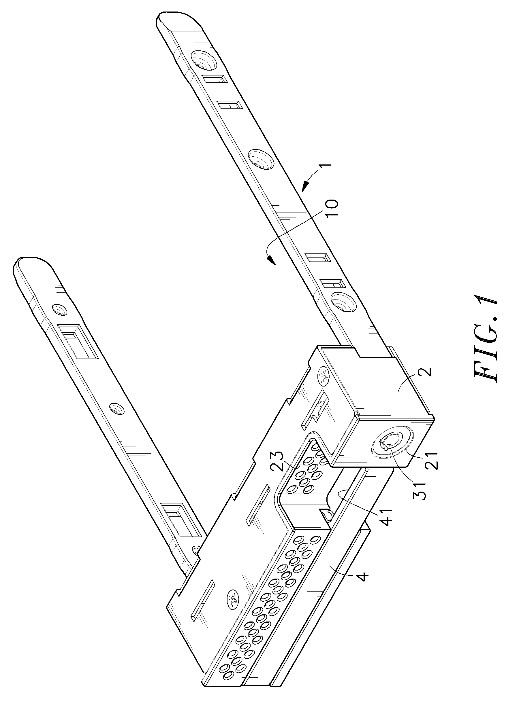 Lockup structure of mobile hard drive