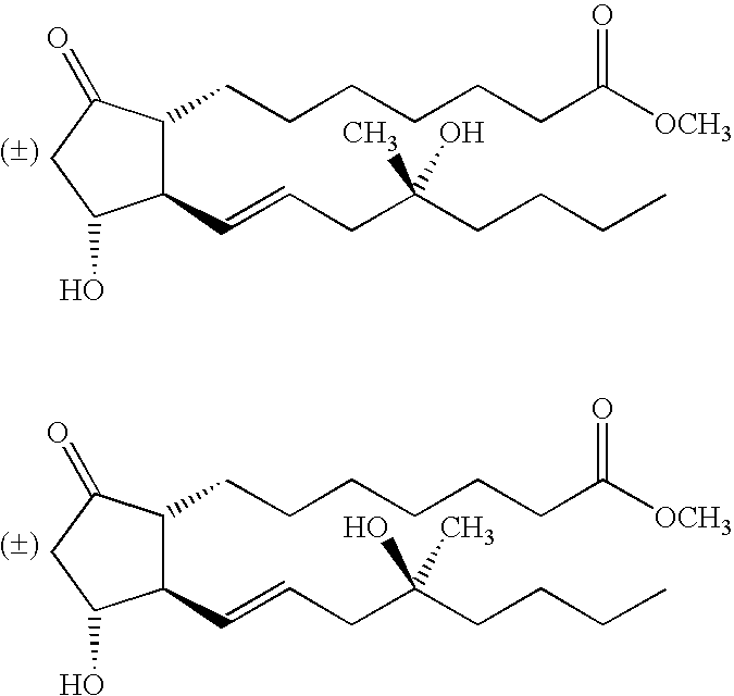 Stabilised prostaglandin composition