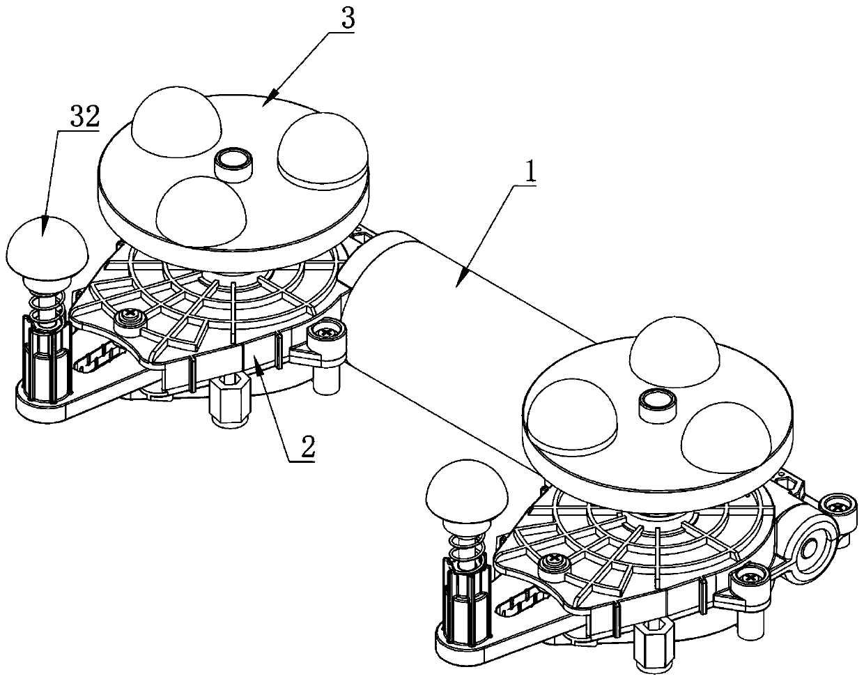 Self-adaptive adjustment massage chair machine core