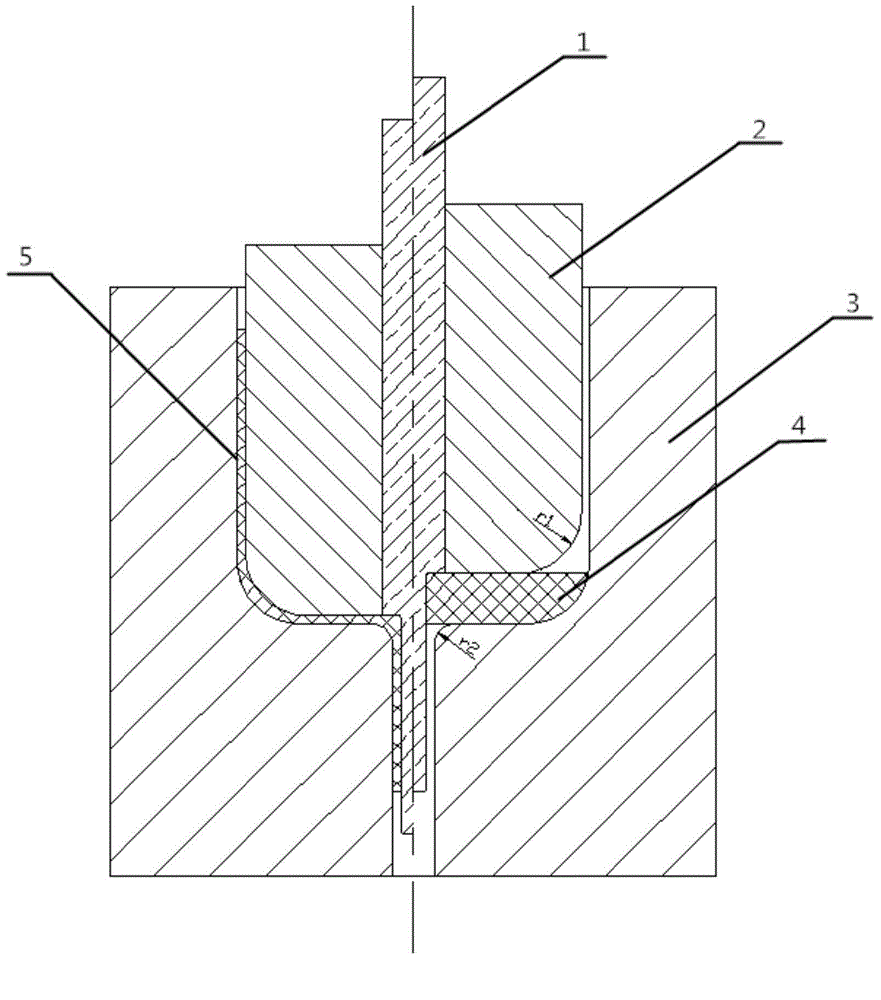 Extrusion moulding method of pure platinum cupped utensil