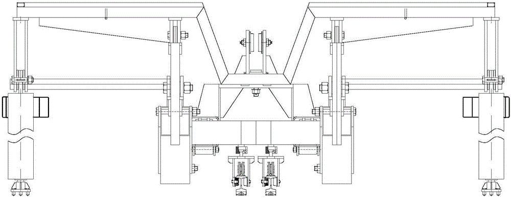 Pneumatic temporary support device for fully-mechanized excavating