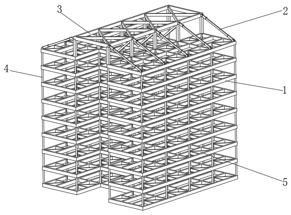 Davit mounting method for construction of large suspension type steel structure