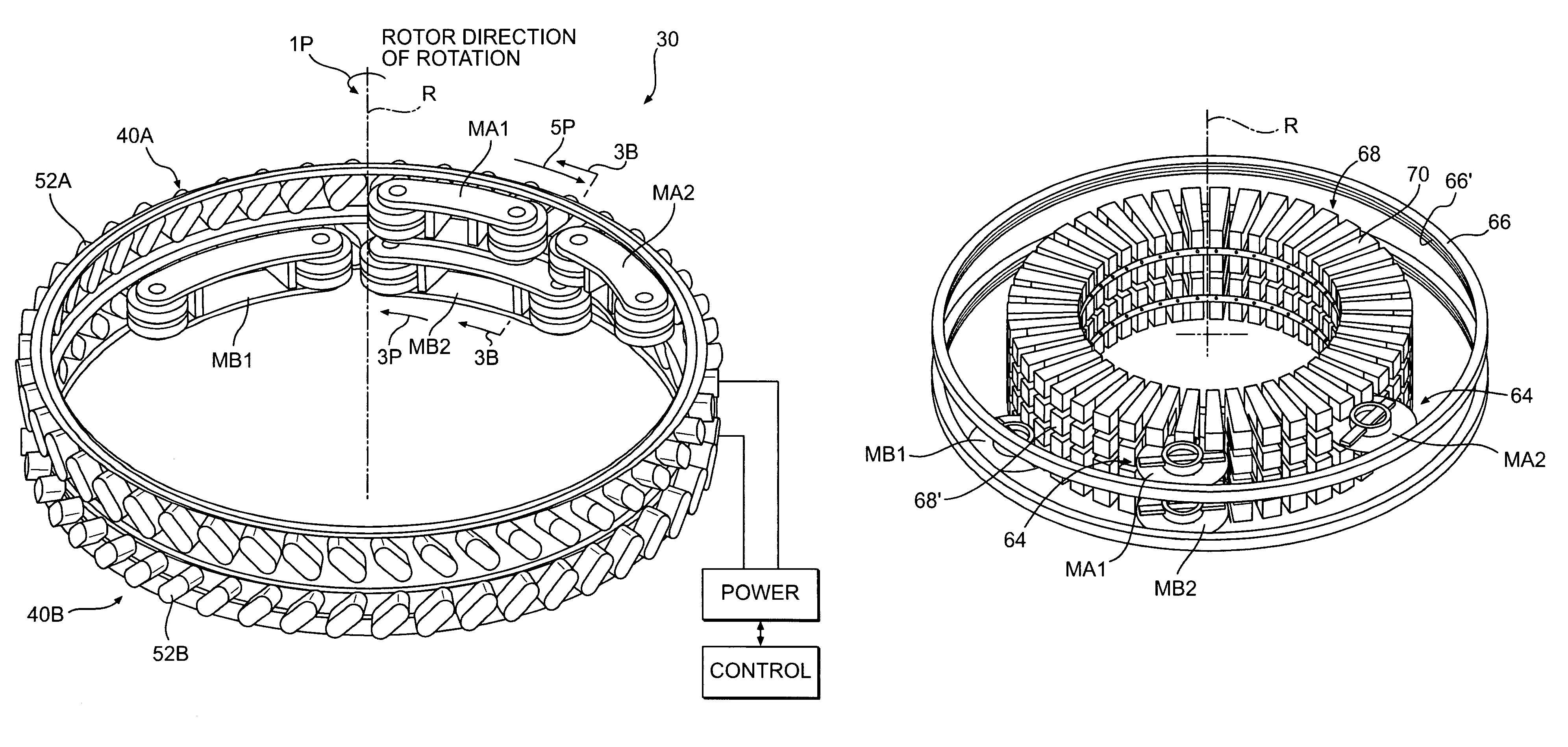 Dual frequency hub mounted vibration suppressor system