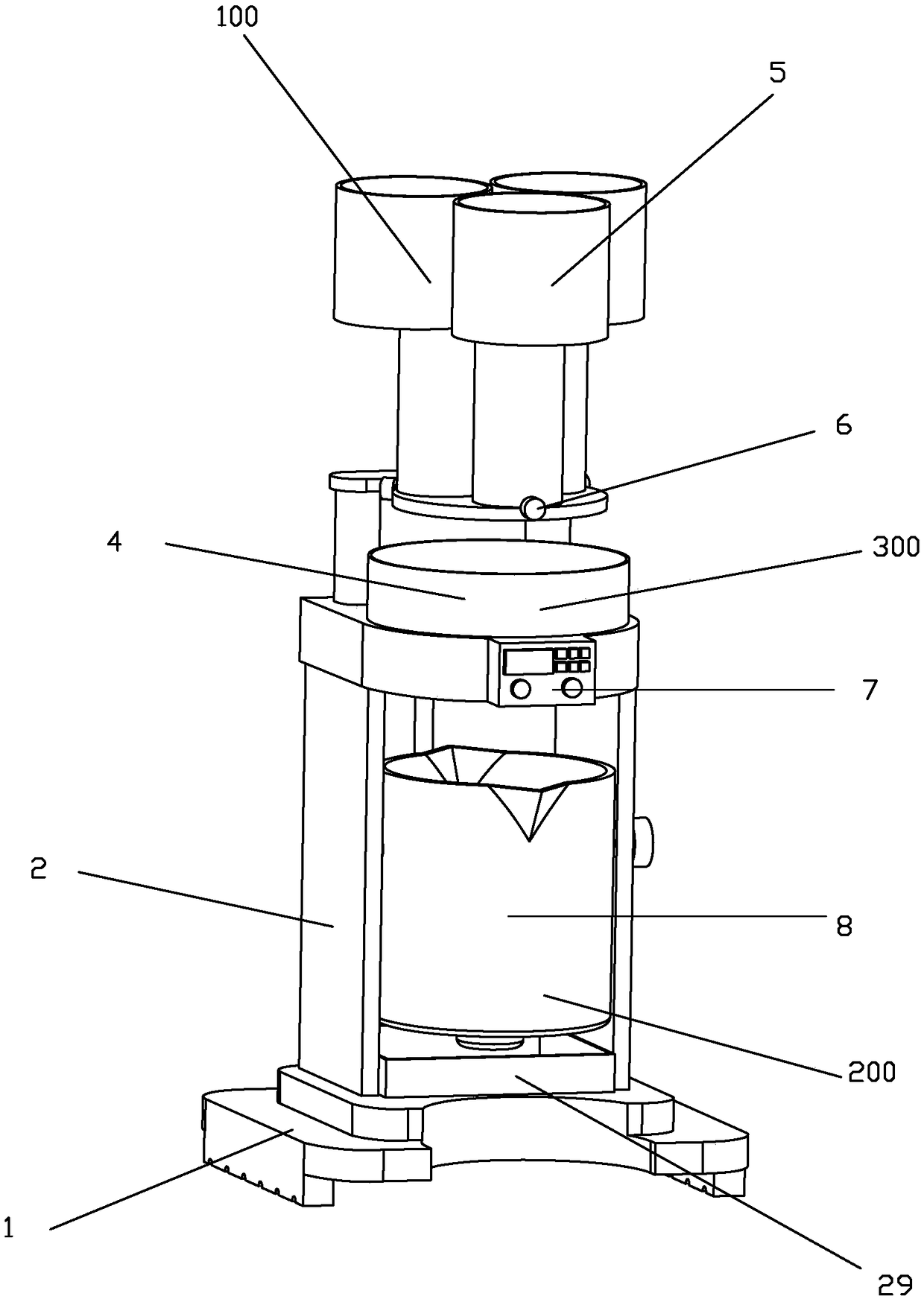 Automatic formula feeding and stirring device