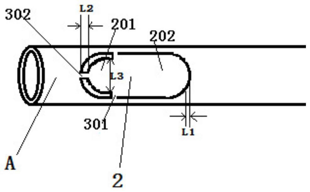 Casing round pipe and application and use method thereof