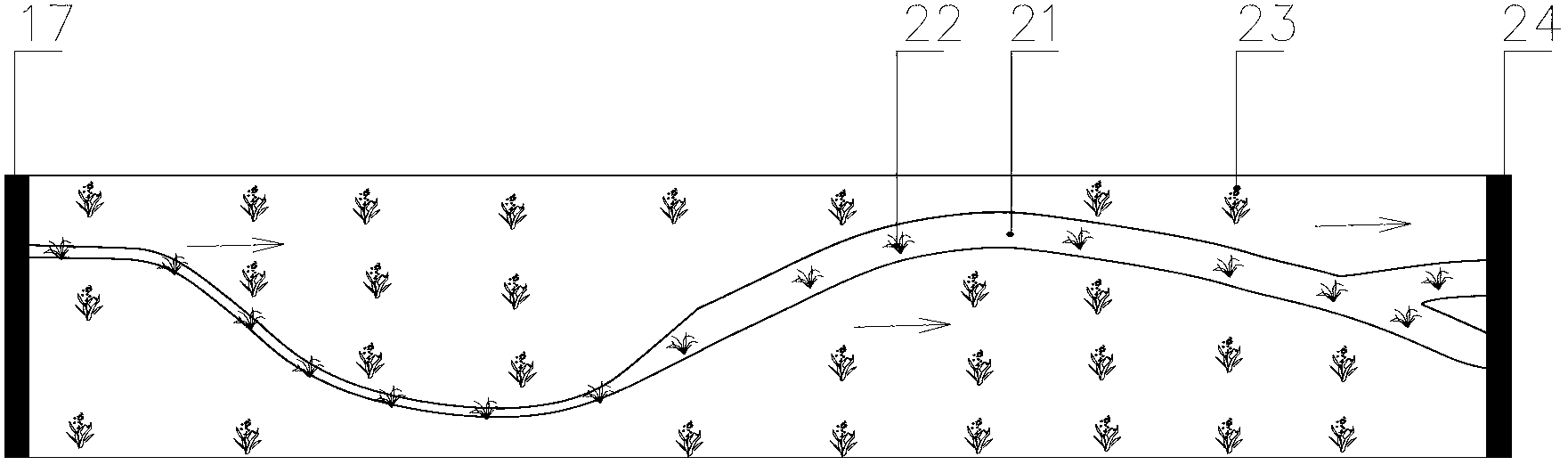 Ecological purification process for raw water from polluted source of drinking water