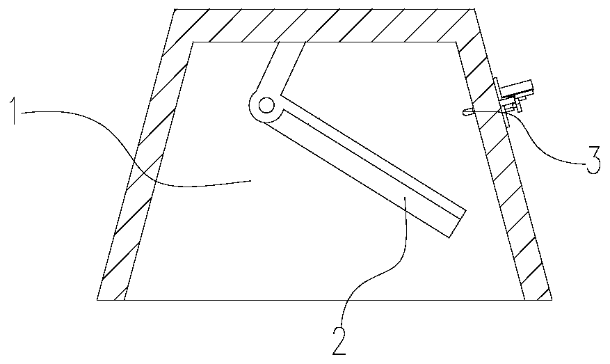 Monitoring device and monitoring method for distribution chute of blast furnace