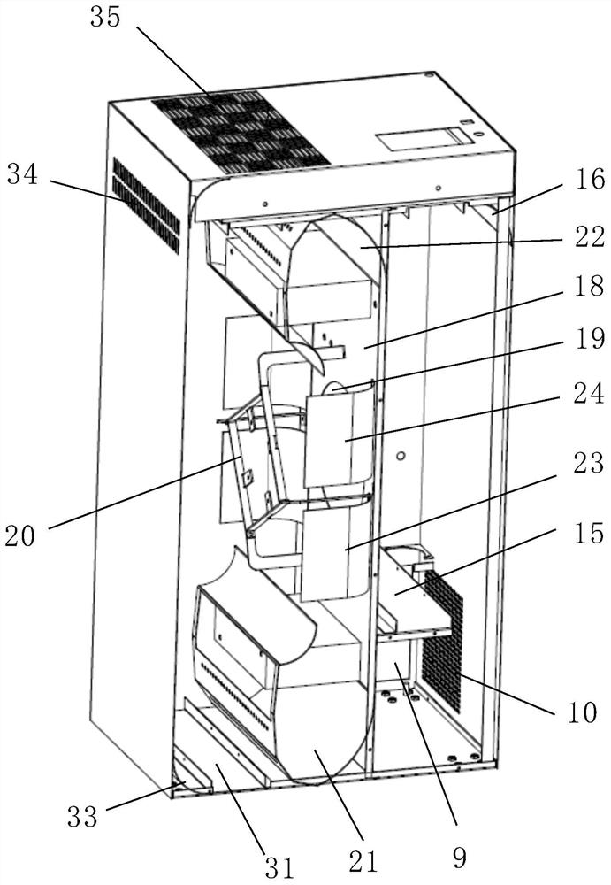 Fresh air blower and fresh air generation method