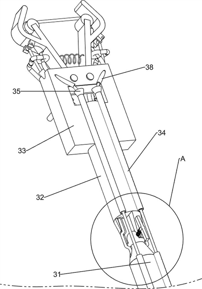 Handheld long-handle nut pre-tightening equipment for construction site