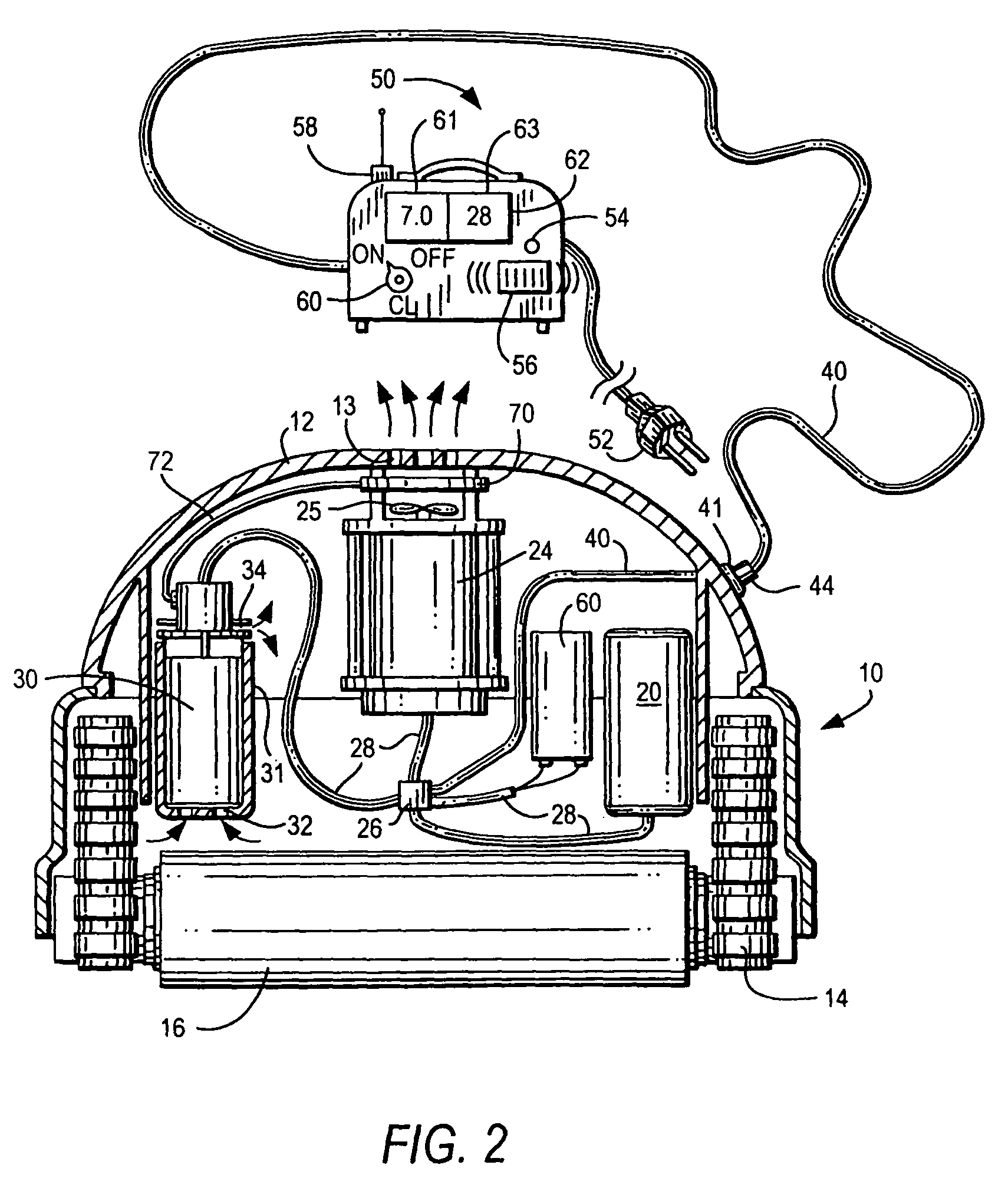 Method and appartus for operation of pool cleaner with integral chlorine generator