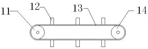 Rectangular-coordinate mechanical arm handling loading and unloading device