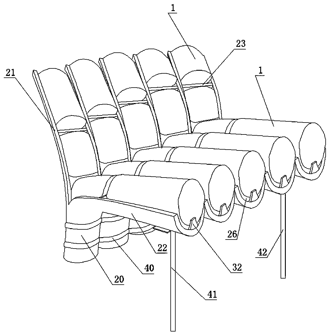 Bamboo leisure chair