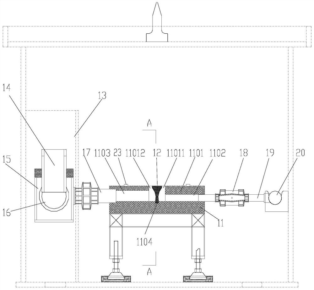 Plating pretreatment device for cylinder electroplating