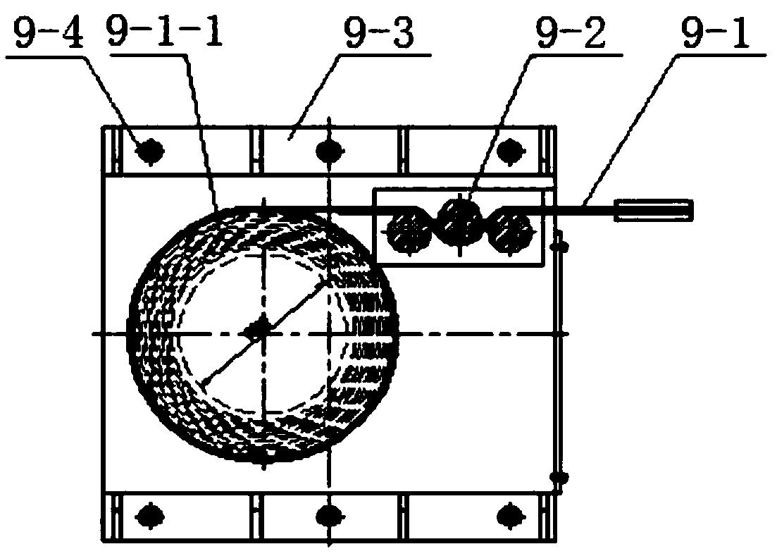 Derail-preventiondisc type steel belt plastic deformation cushion brake device for inclined shaft