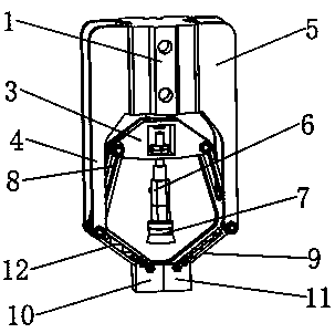 End effector for film tearing robot