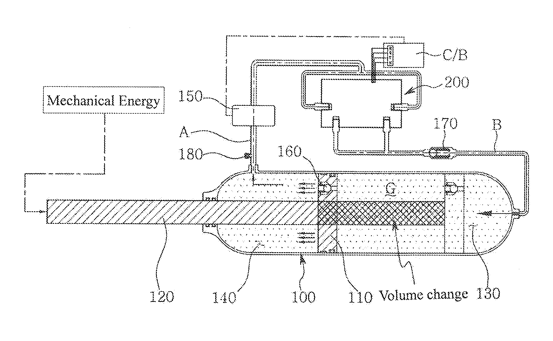 Mechanical energy storage system and generating method using the same