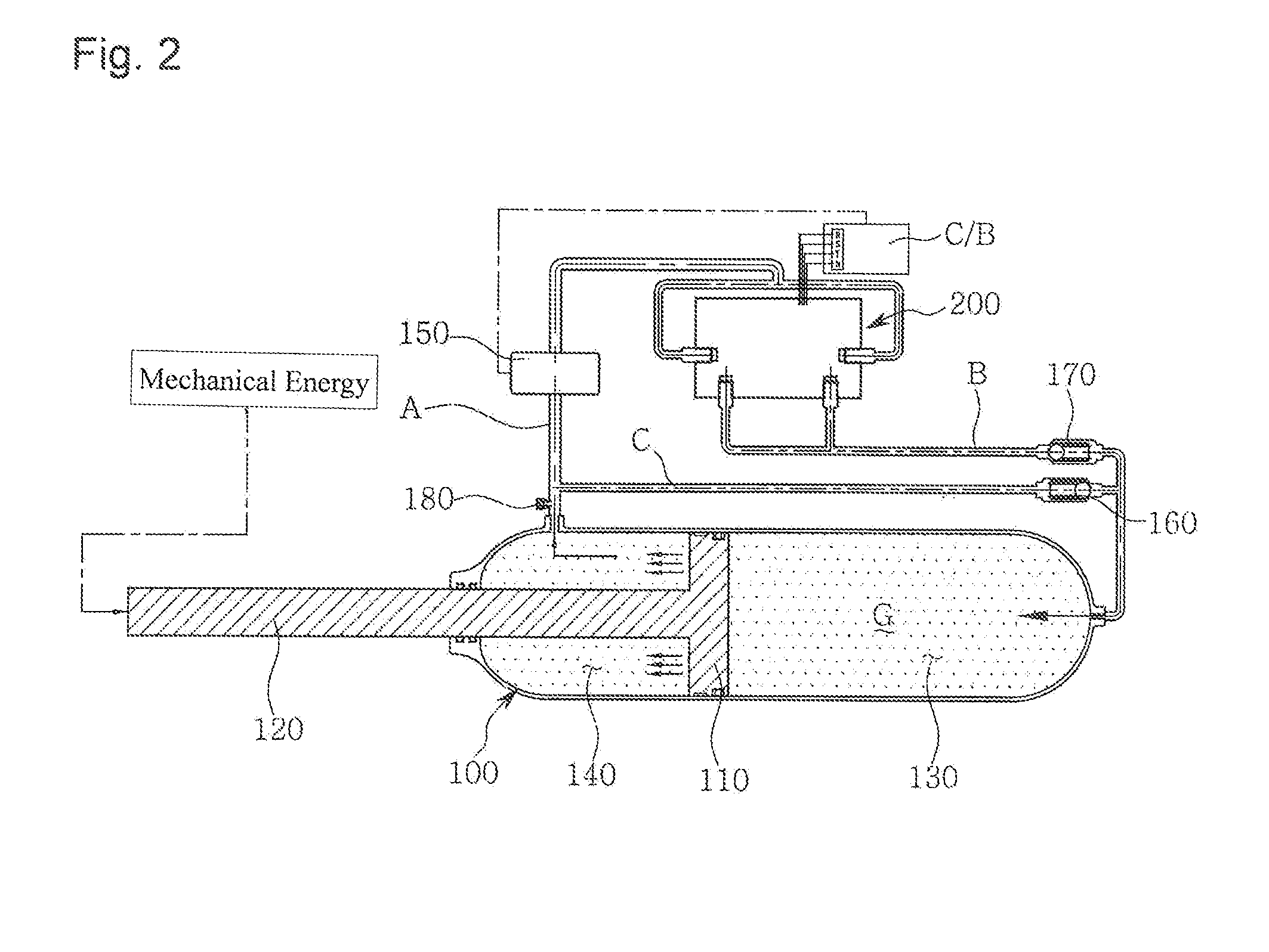 Mechanical energy storage system and generating method using the same