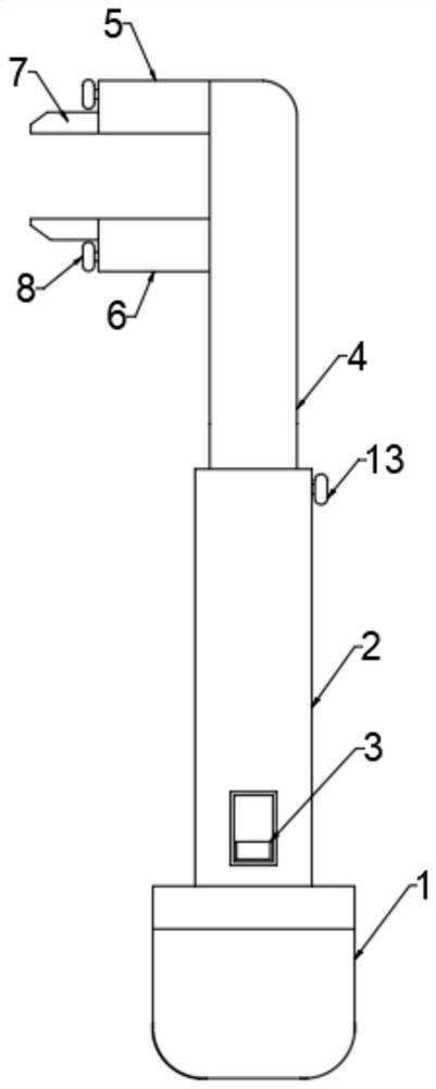 Novel automobile part fixing clamp