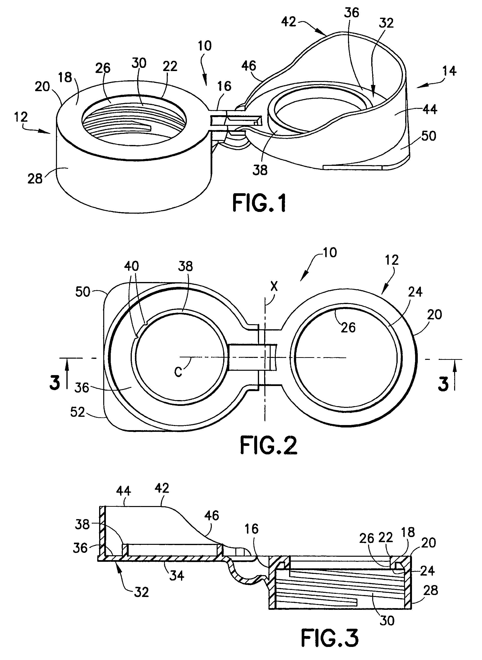 Flip top cap with contamination protection