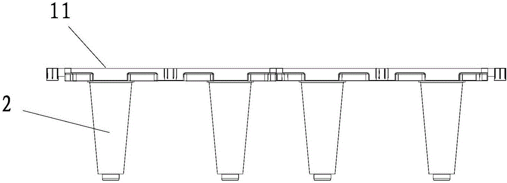 Pressure resistant built-up water storing module