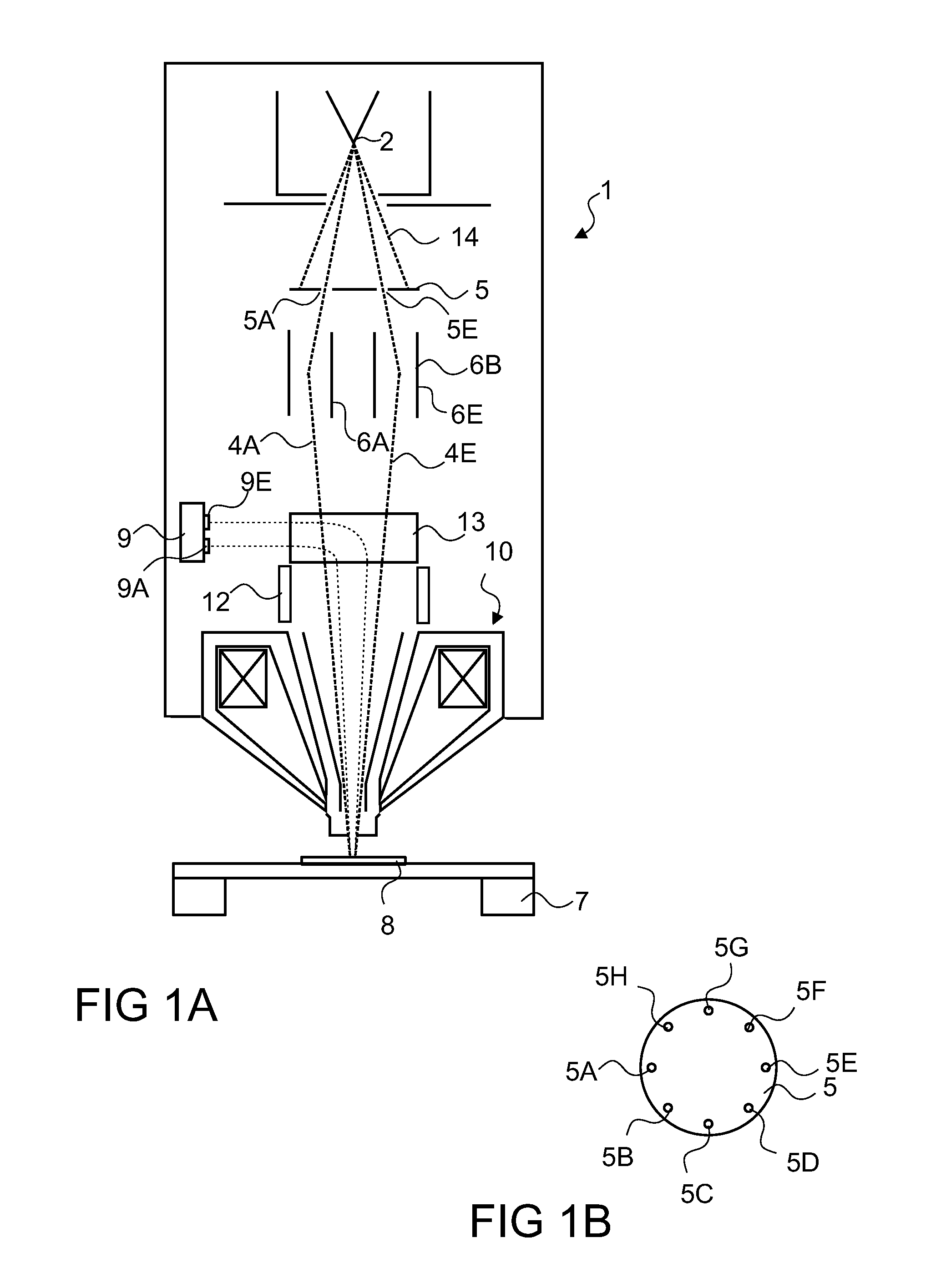 Multi-beam system for high throughput EBI