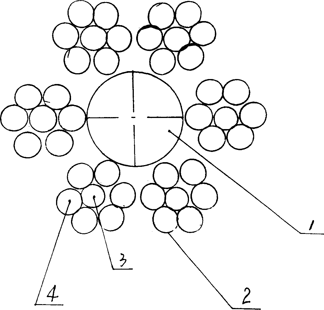 Dedicated wire rope for lever block