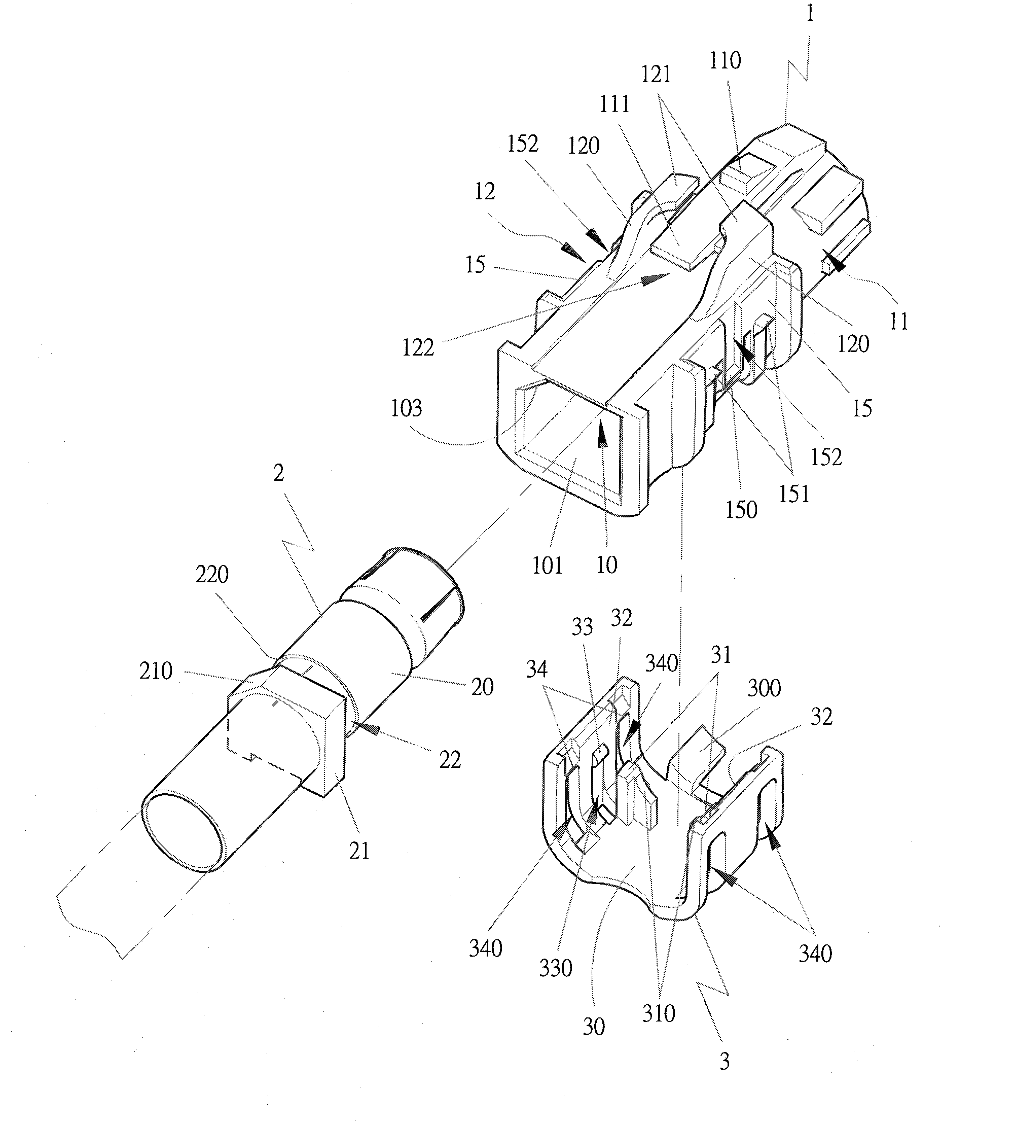 Locking connector