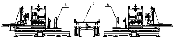 Automatic assembly welding machine for cross beam