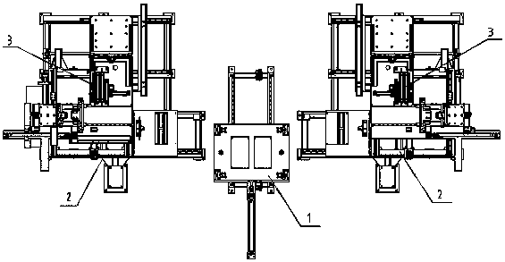 Automatic assembly welding machine for cross beam