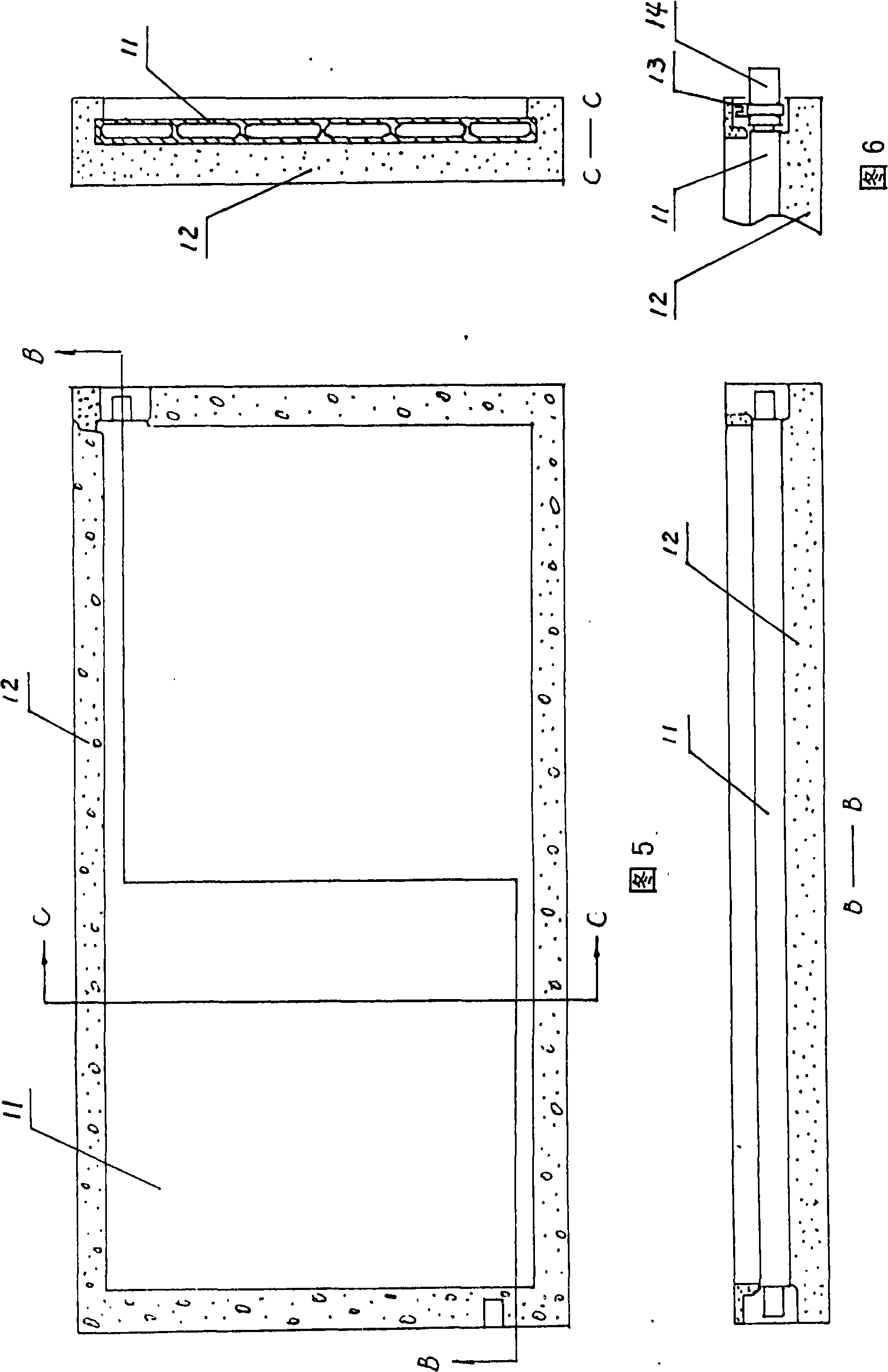 Method for preparing large size hollow ceramic plate and use products thereof