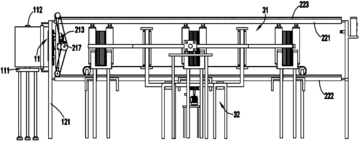 Rapid film wrapping system of battery electrode group