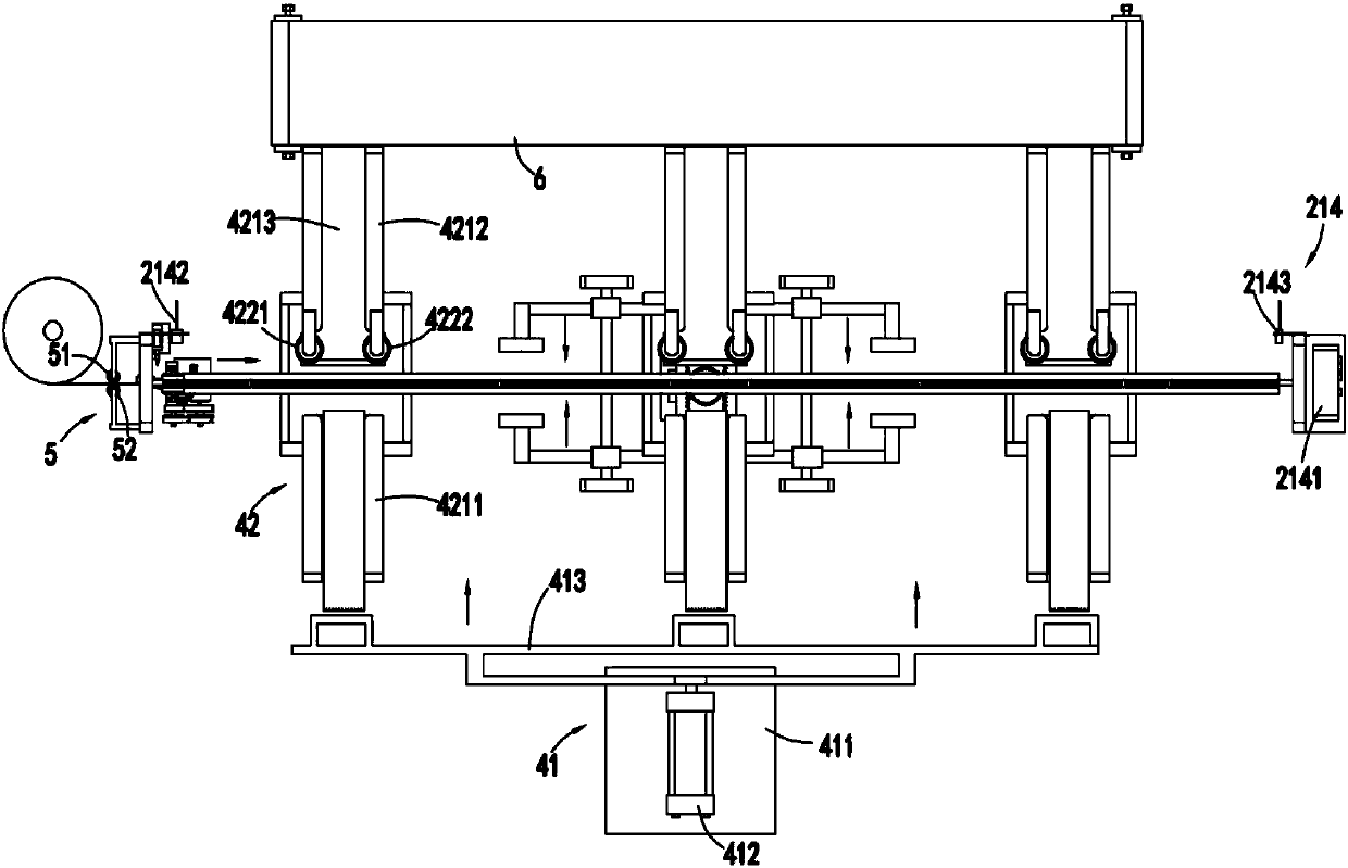 Rapid film wrapping system of battery electrode group