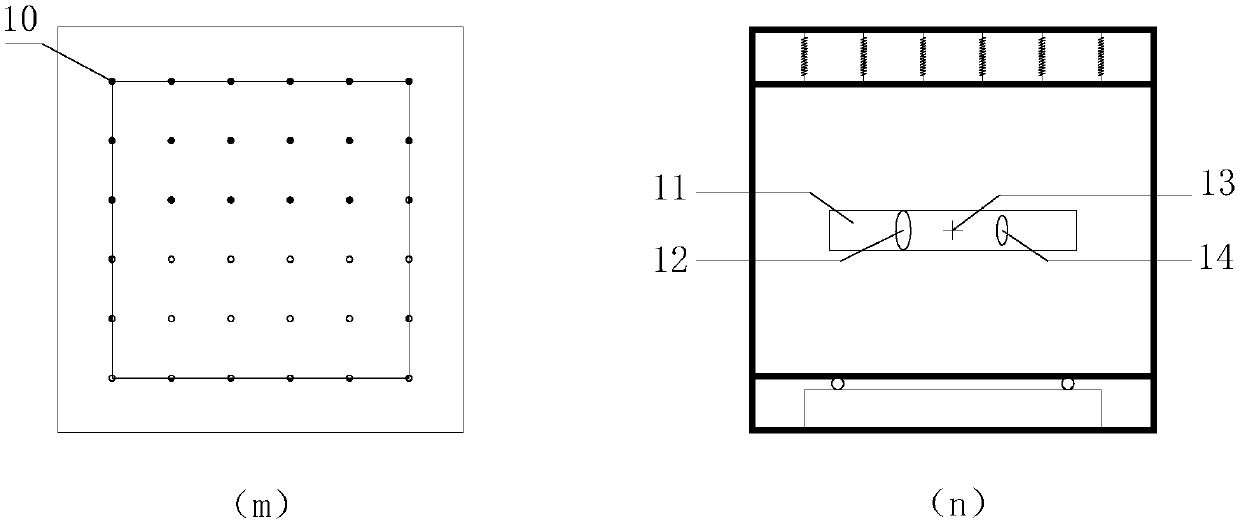 Device and method of dynamic response test for simulation of meizoseismal area tunnel suffered from side-direction impact load