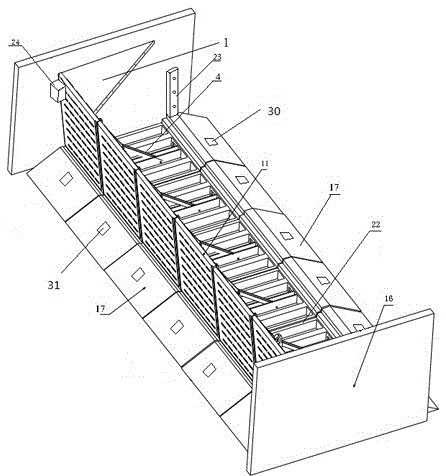 Modular automatic water stop device