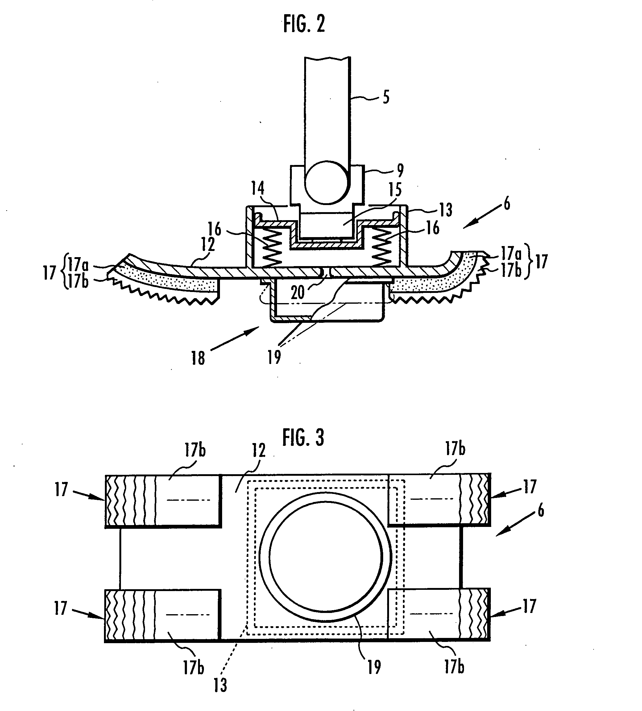 Device for absorbing floor-landing shock for legged mobile robot